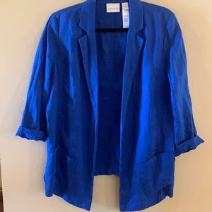 Chico’s size 1 linen jacket
